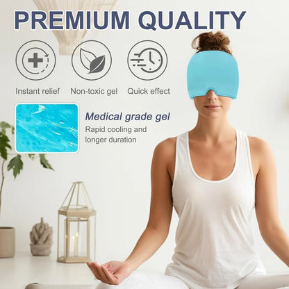 Krioskart— Hot & Cold Headache & Migraine Relief Cap