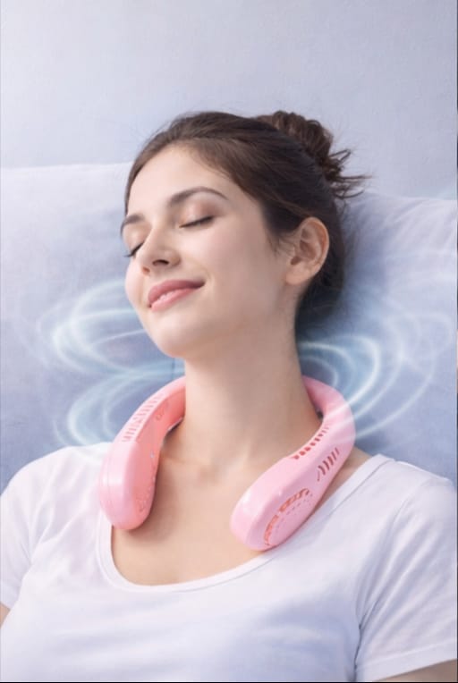 Portable Rechargeable Neck Fan
