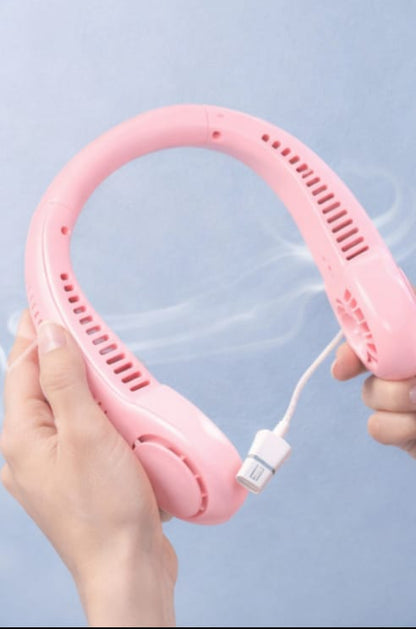 Portable Rechargeable Neck Fan